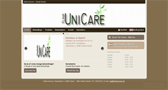 Desktop Screenshot of klinikunicare.dk